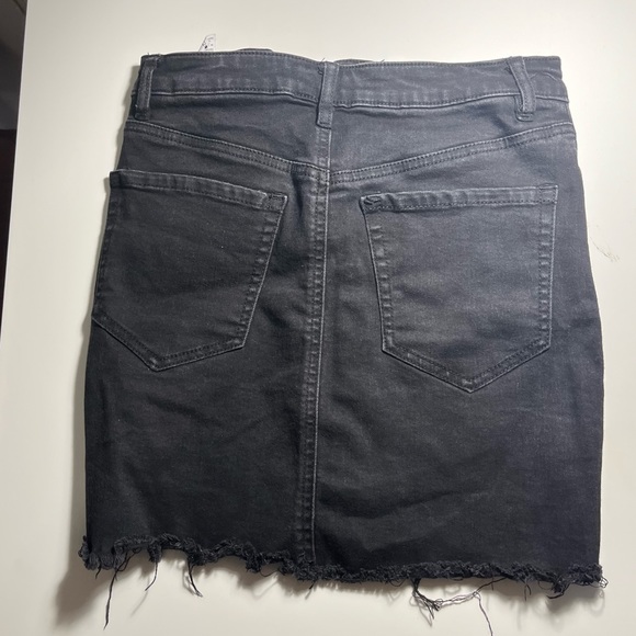 Garage Black Denim Skirt - Picture 3 of 3